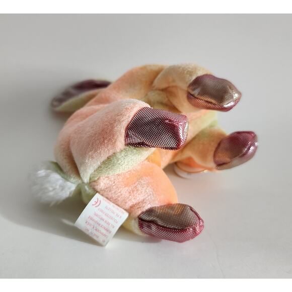 Ty Beanie Baby Zodiac Rabbit Plush 1998 – Tie-Dye Pastel, Heart Tag - Picture 5 of 5